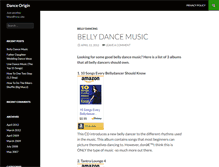 Tablet Screenshot of danceorigin.com
